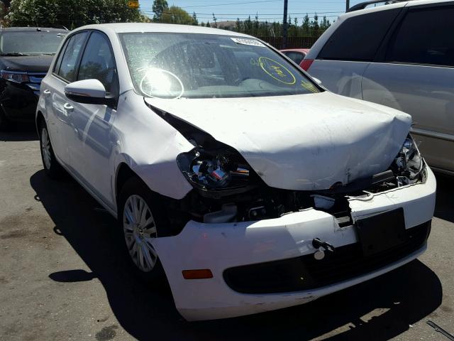 WVWDB7AJXDW019797 - 2013 VOLKSWAGEN GOLF WHITE photo 1