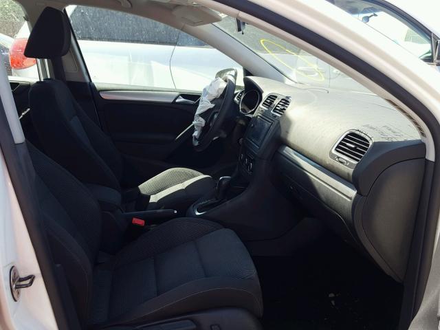 WVWDB7AJXDW019797 - 2013 VOLKSWAGEN GOLF WHITE photo 5