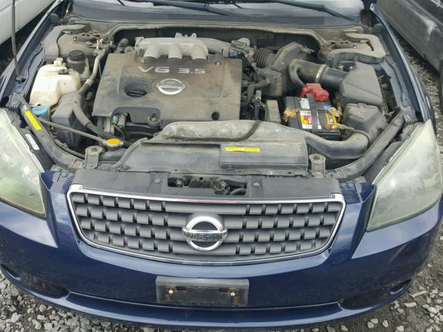 1N4BL11D25C171030 - 2005 NISSAN ALTIMA SE BLUE photo 7