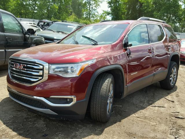 1GKKNMLSXHZ117837 - 2017 GMC ACADIA SLT წითელი ფოტო 2