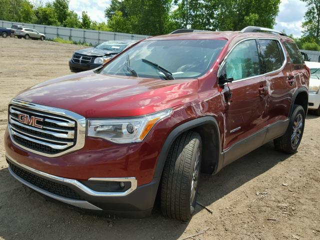 1GKKNMLSXHZ117837 - 2017 GMC ACADIA SLT წითელი ფოტო 4