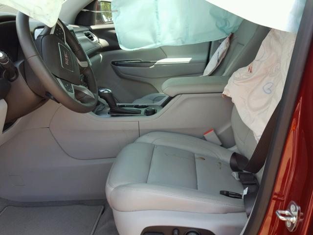 1GKKNMLSXHZ117837 - 2017 GMC ACADIA SLT წითელი ფოტო 5