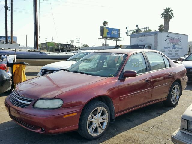 1G1NE52J22M639074 - 2002 CHEVROLET MALIBU LS წითელი ფოტო 2