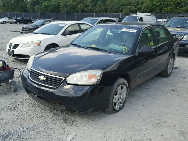 1G1ZT51F86F162892 - 2006 CHEVROLET MALIBU LT Қара фото 2