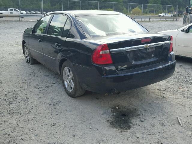 1G1ZT51F86F162892 - 2006 CHEVROLET MALIBU LT Қара фото 3