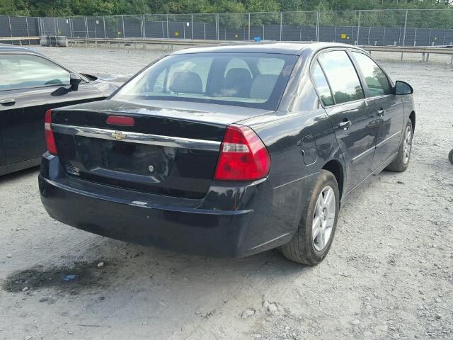 1G1ZT51F86F162892 - 2006 CHEVROLET MALIBU LT Қара фото 4