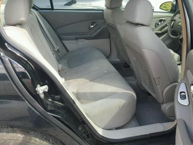 1G1ZT51F86F162892 - 2006 CHEVROLET MALIBU LT Қара фото 6