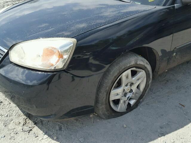 1G1ZT51F86F162892 - 2006 CHEVROLET MALIBU LT Қара фото 9