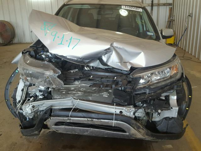 2HKRM3H74FH545404 - 2015 HONDA CR-V EXL SILVER photo 7