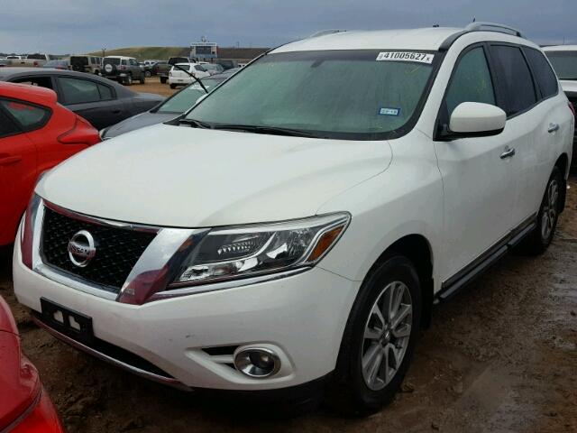 5N1AR2MNXDC635870 - 2013 NISSAN PATHFINDER WHITE photo 2