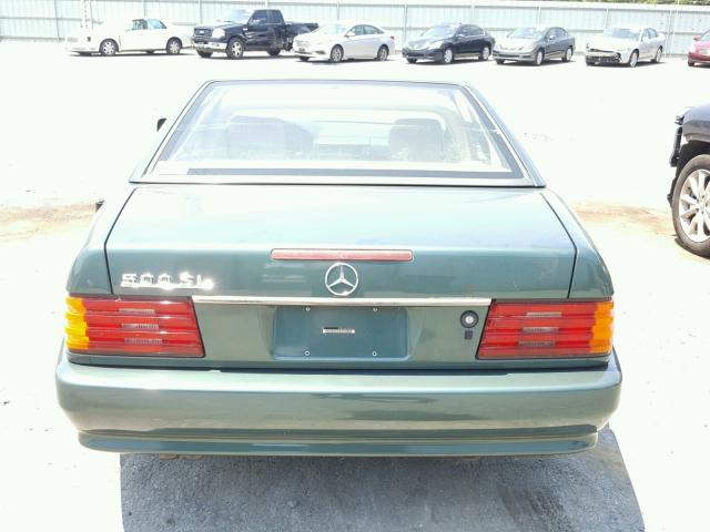 WDBFA66E1MF029439 - 1991 MERCEDES-BENZ 500 SL GREEN photo 6