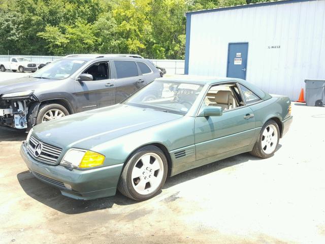 WDBFA66E1MF029439 - 1991 MERCEDES-BENZ 500 SL GREEN photo 9