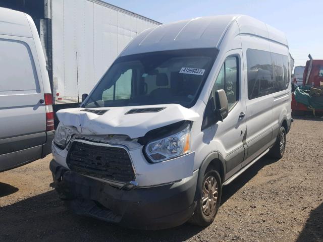 1FBZX2XM9FKA50226 - 2015 FORD TRANSIT T- WHITE photo 2