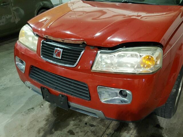 5GZCZ53406S808438 - 2006 SATURN VUE RED photo 9