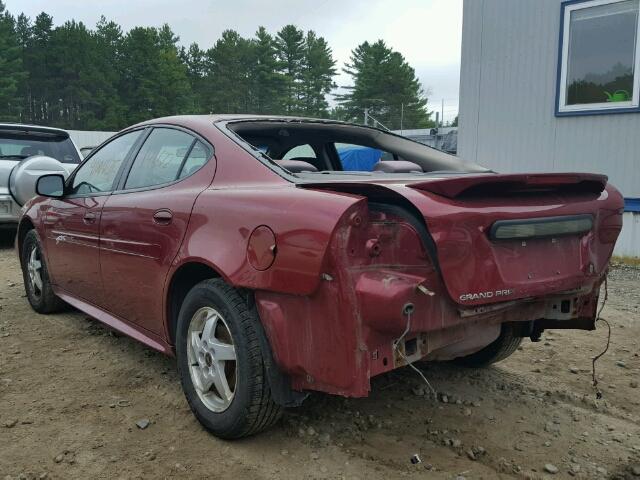 2G2WP522641341404 - 2004 PONTIAC GRAND PRIX Կարմիր լուսանկար 3
