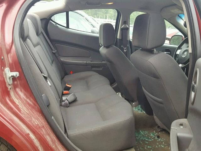 2G2WP522641341404 - 2004 PONTIAC GRAND PRIX Կարմիր լուսանկար 6