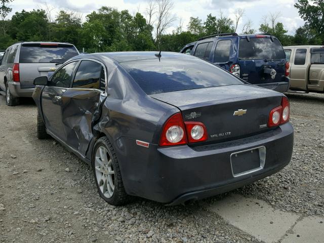 1G1ZE5E05A4146122 - 2010 CHEVROLET MALIBU LTZ 灰色 照片 3