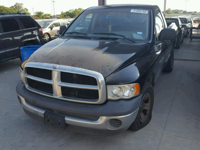 1D7HA16K92J262987 - 2002 DODGE RAM 1500 BLACK photo 2