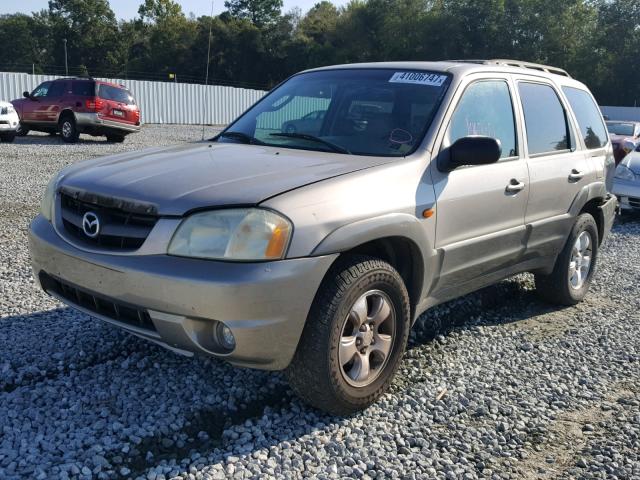 4F2YU09181KM67756 - 2001 MAZDA TRIBUTE GOLD photo 2