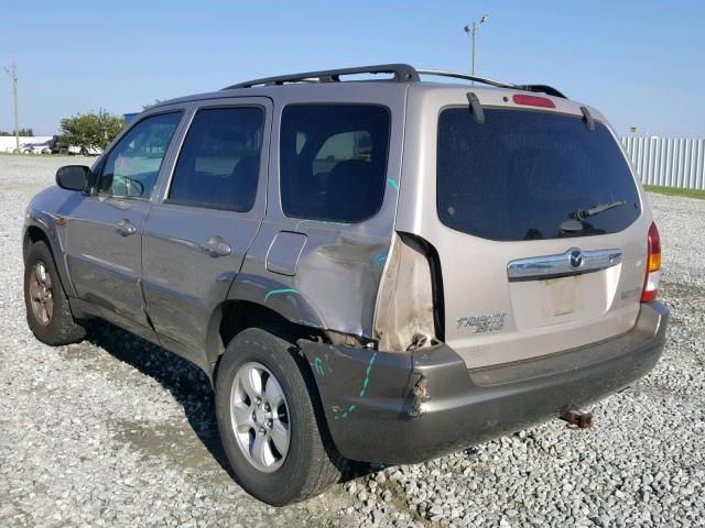 4F2YU09181KM67756 - 2001 MAZDA TRIBUTE GOLD photo 3