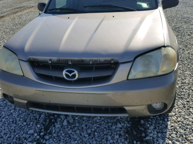 4F2YU09181KM67756 - 2001 MAZDA TRIBUTE GOLD photo 7