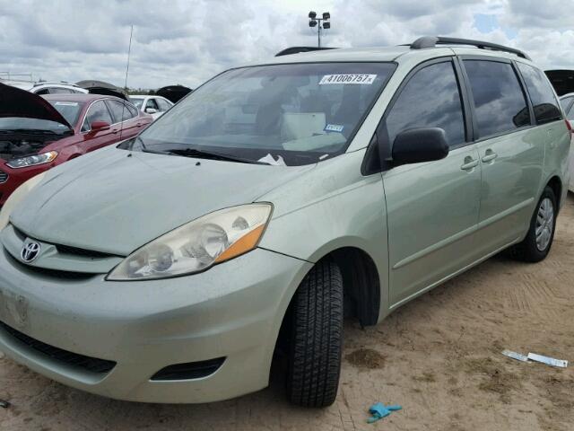 5TDZA23C66S551707 - 2006 TOYOTA SIENNA CE GREEN photo 2