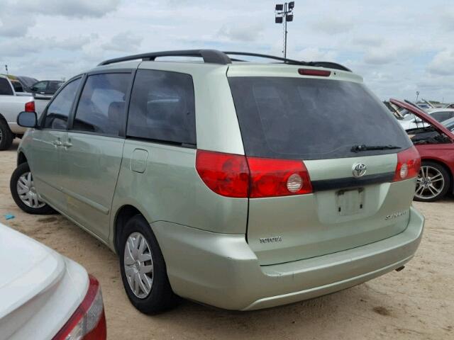 5TDZA23C66S551707 - 2006 TOYOTA SIENNA CE GREEN photo 3