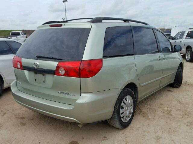 5TDZA23C66S551707 - 2006 TOYOTA SIENNA CE GREEN photo 4