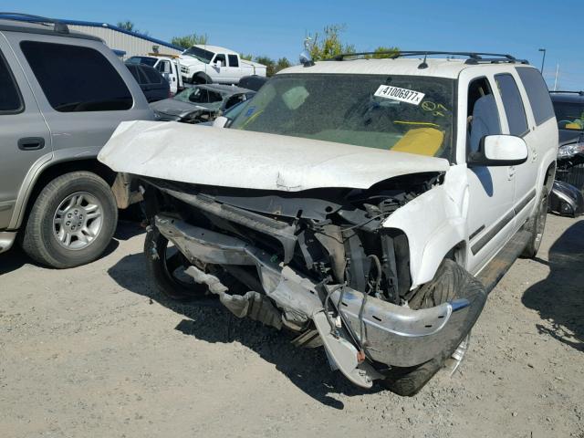 3GKEC16Z55G119095 - 2005 GMC YUKON XL C WHITE photo 2