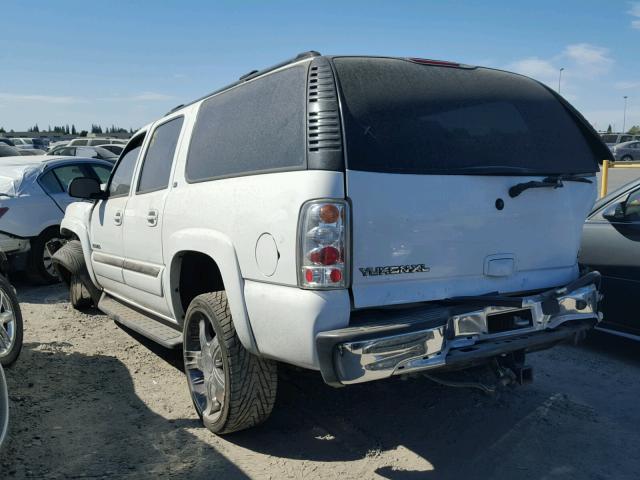 3GKEC16Z55G119095 - 2005 GMC YUKON XL C WHITE photo 3