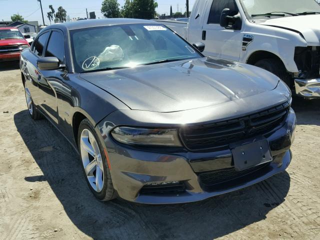 2C3CDXCT2HH563191 - 2017 DODGE CHARGER R/ GRAY photo 1