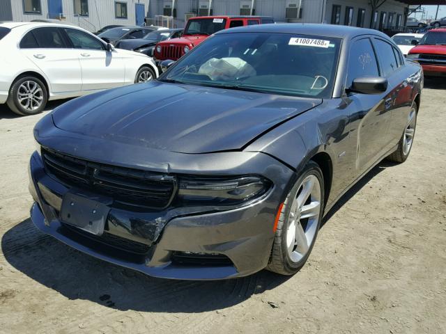 2C3CDXCT2HH563191 - 2017 DODGE CHARGER R/ GRAY photo 2