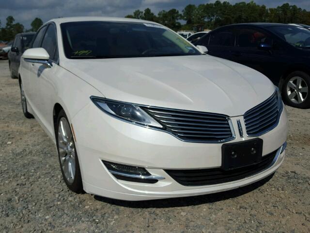 3LN6L2G90ER834841 - 2014 LINCOLN MKZ WHITE photo 1