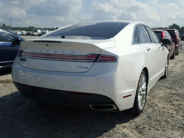 3LN6L2G90ER834841 - 2014 LINCOLN MKZ Blanco foto 4