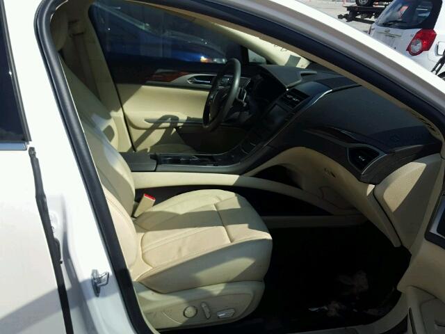 3LN6L2G90ER834841 - 2014 LINCOLN MKZ Blanco foto 5
