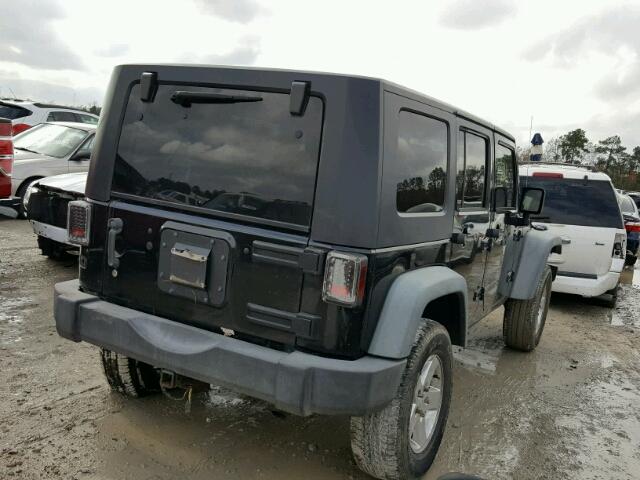 1J4GA391X8L559259 - 2008 JEEP WRANGLER U BLACK photo 4