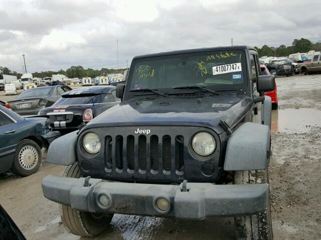 1J4GA391X8L559259 - 2008 JEEP WRANGLER U BLACK photo 9