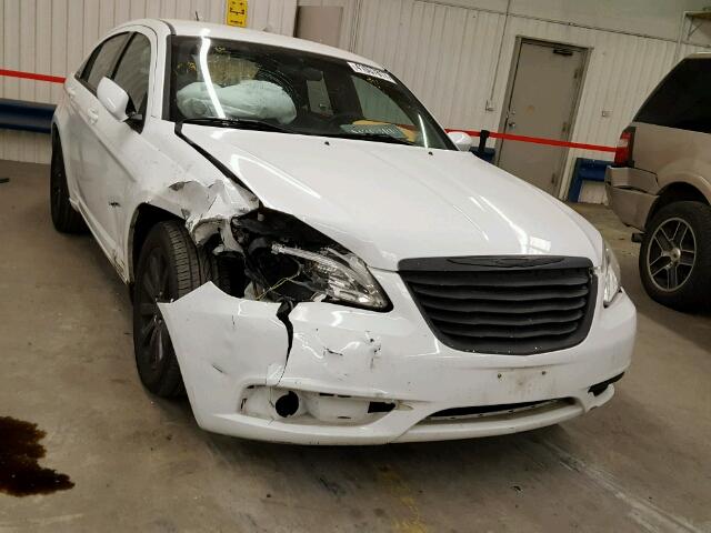 1C3CCBBG2DN659303 - 2013 CHRYSLER 200 WHITE photo 1