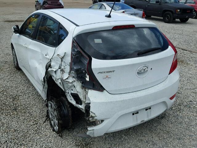 KMHCT5AE9CU023071 - 2012 HYUNDAI ACCENT GLS WHITE photo 3