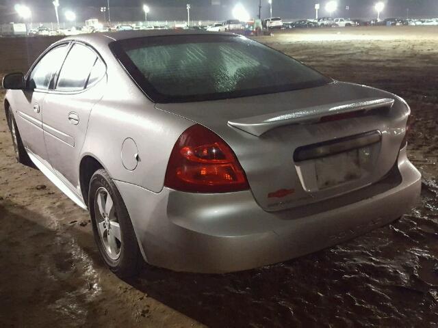 2G2WP552081169002 - 2008 PONTIAC GRAND PRIX SILVER photo 3