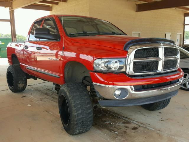 3D7KU28C04G191143 - 2004 DODGE RAM 2500 S RED photo 1