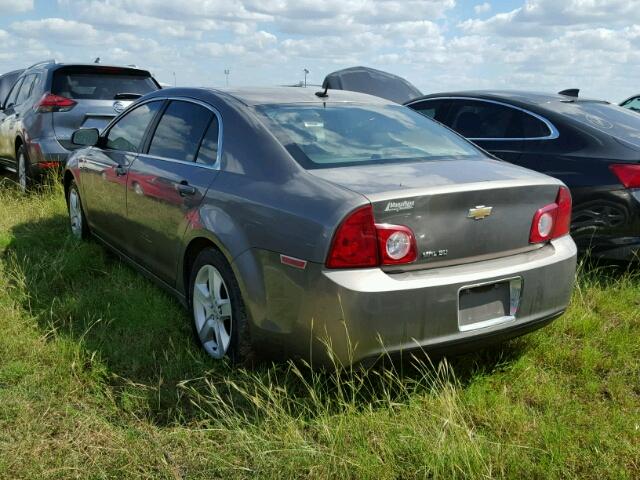 1G1ZB5EB6AF297727 - 2010 CHEVROLET MALIBU GRAY photo 3