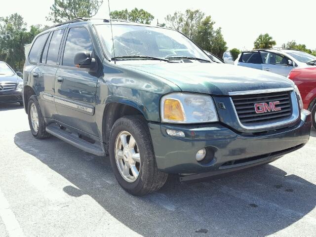 1GKDS13S452256270 - 2005 GMC ENVOY GREEN photo 1