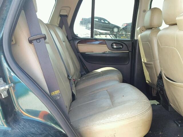 1GKDS13S452256270 - 2005 GMC ENVOY GREEN photo 6