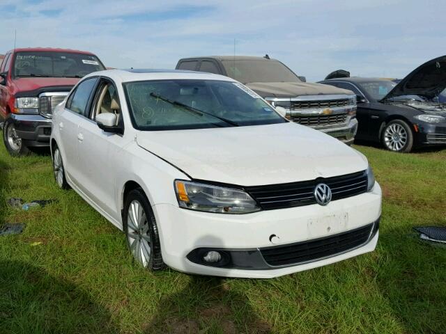 3VWLX7AJ3CM416034 - 2012 VOLKSWAGEN JETTA SEL WHITE photo 1