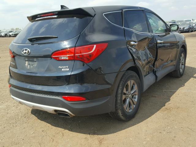 5XYZTDLB6DG018361 - 2013 HYUNDAI SANTA FE S BLACK photo 4