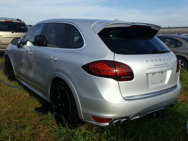 WP1AD2A2XDLA72203 - 2013 PORSCHE CAYENNE SILVER photo 3