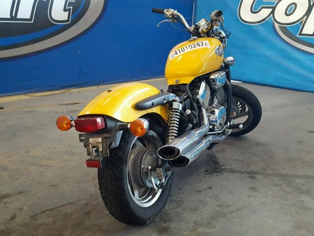 JH2RC4334VM200754 - 1997 HONDA VF750 C2 YELLOW photo 4