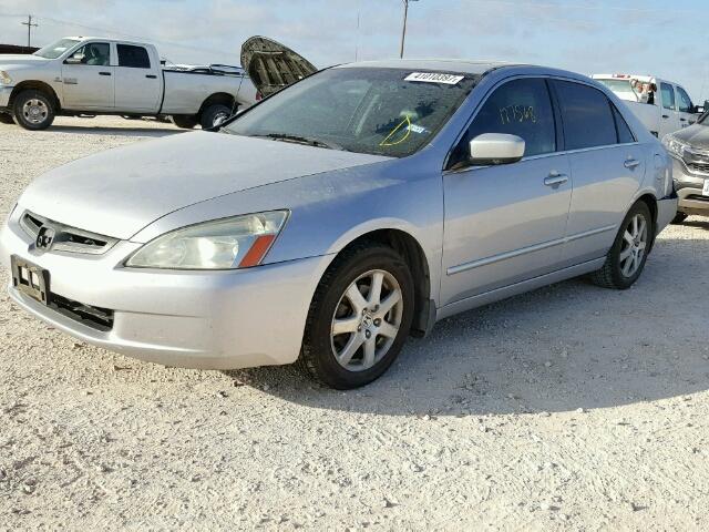 1HGCM66555A052881 - 2005 HONDA ACCORD EX GRAY photo 2