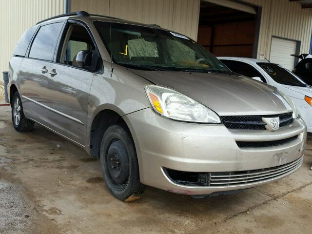 5TDZA23C05S300339 - 2005 TOYOTA SIENNA CE/ GOLD photo 1